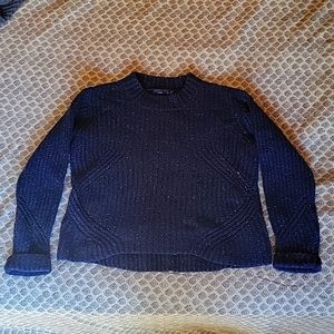 Navy Knit Sweater (M)